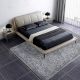 Modern Grey Shaggy Bedroom Mat